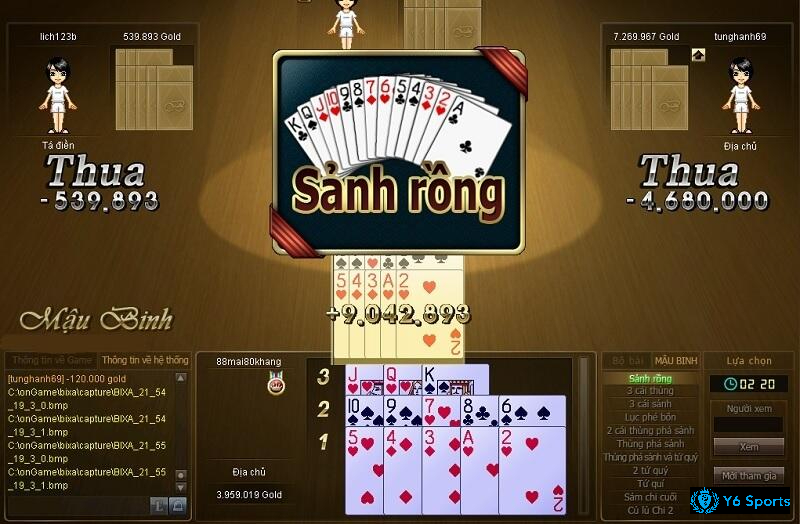 Sảnh rồng là gì trong các game bài