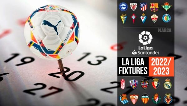 Bảng sếp hạng Laliga mùa giải 2022-2023 cập nhật mới nhất