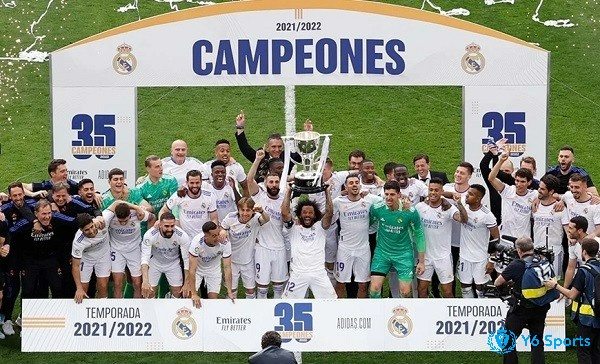 Chức vô địch của giải đấu Laliga 2021 thuộc về Real Madrid