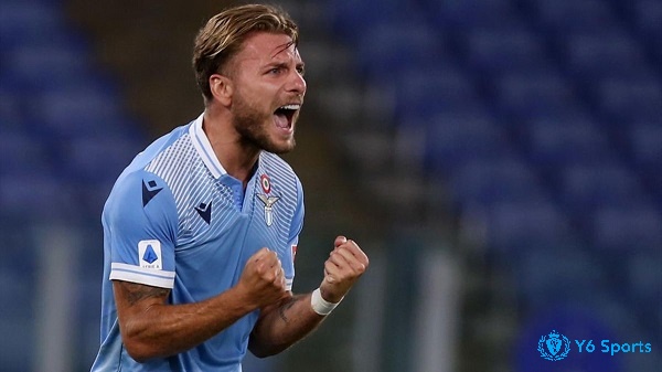 Immobile ghi 20 bàn thắng cho Lazio vào mùa giải 2021/22