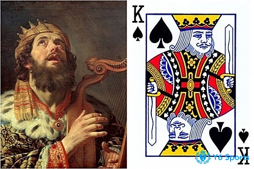 Vua David nhân vật bí ẩn của quân già k bích.