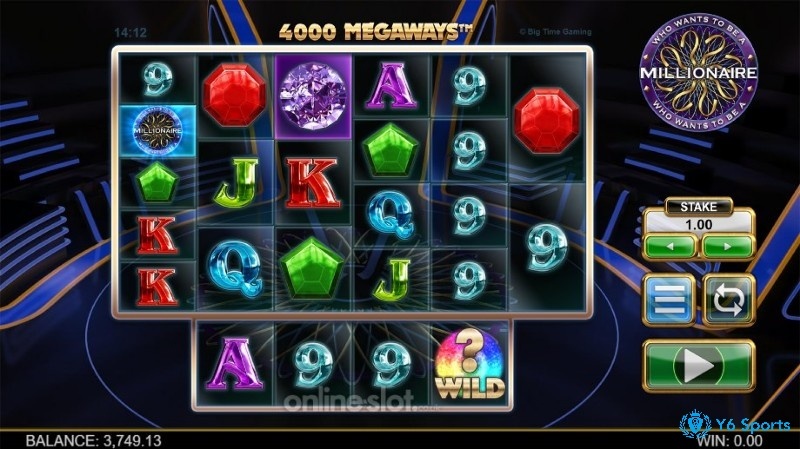 Who wants to be a millionaire megaways: Slot triệu phú tại 868H