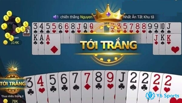 Luật ăn trắng trong game bài Tiến lên