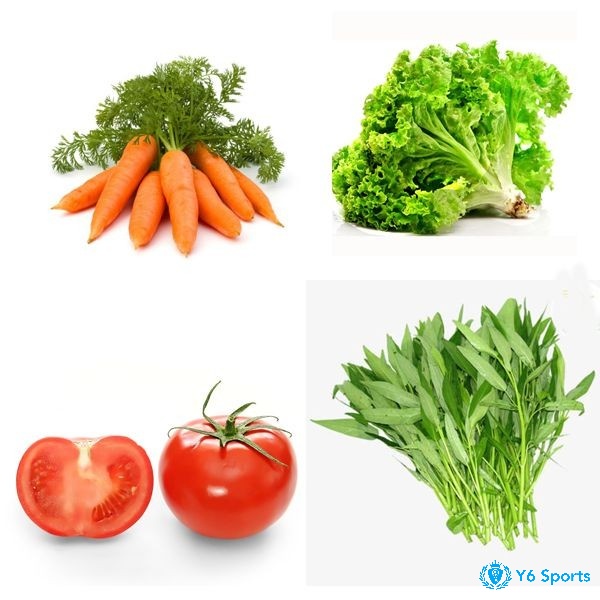 Rau củ cung cấp nhiều vitamin và giúp điều hòa thân nhiệt cho gà đá