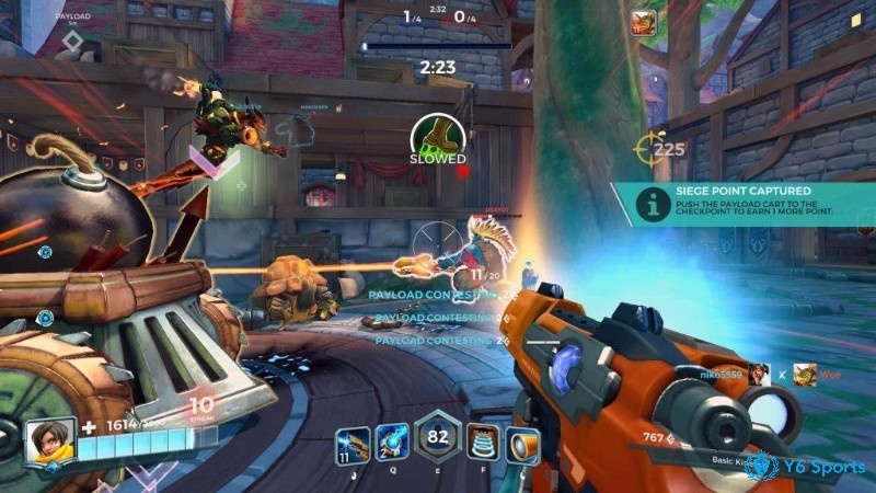 Paladins là game kết hợp giữa MOBA và FPS