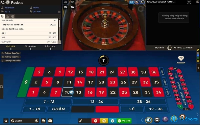 Tỉ lệ trả thưởng khi chơi Roulette vô cùng hấp dẫn