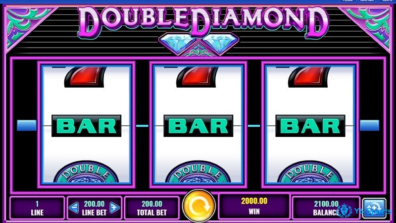 Double Diamond là game cổ điển với 3 cuộn phim