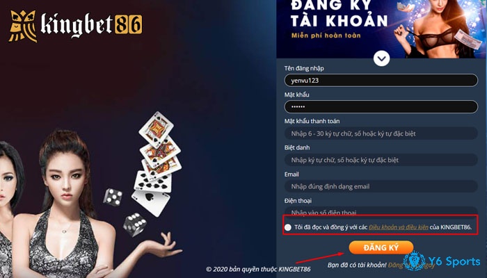 Để trải nghiệm kho slots Kingbet86 trước tiên cần đăng ký