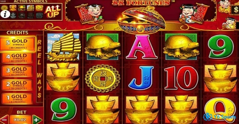 Tham gia vào thế giới game 88 Fortunes cực hấp dẫn thôi nào