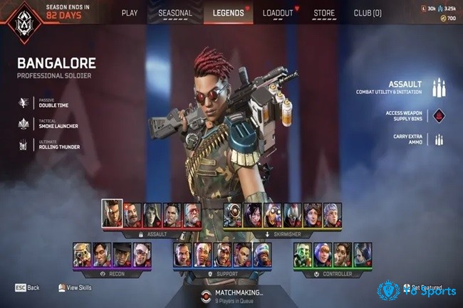 Nhân vật trong Apex Legends có thể thay đổi được ngoại hình