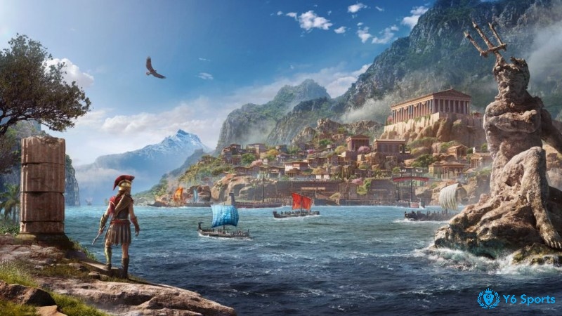 Người chơi Game Assassin's Creed Odyssey sẵn sàng giăng buồm ra khơi