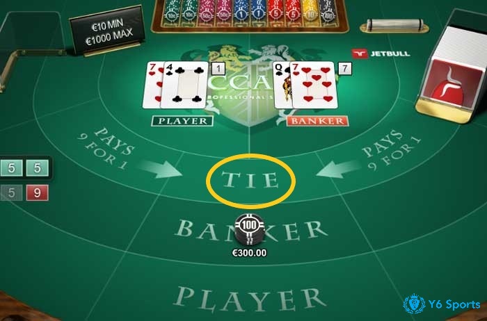 Phương thức cược baccarat dựa vào việc hạn chế cược cửa hòa 