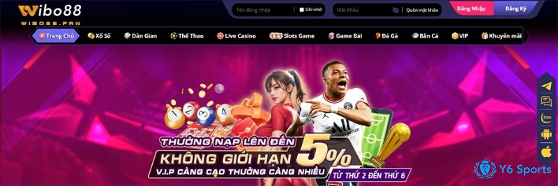 Đăng nhập Wibo88 tận hưởng sức hấp dẫn trong Wibo88 với kho game khủng