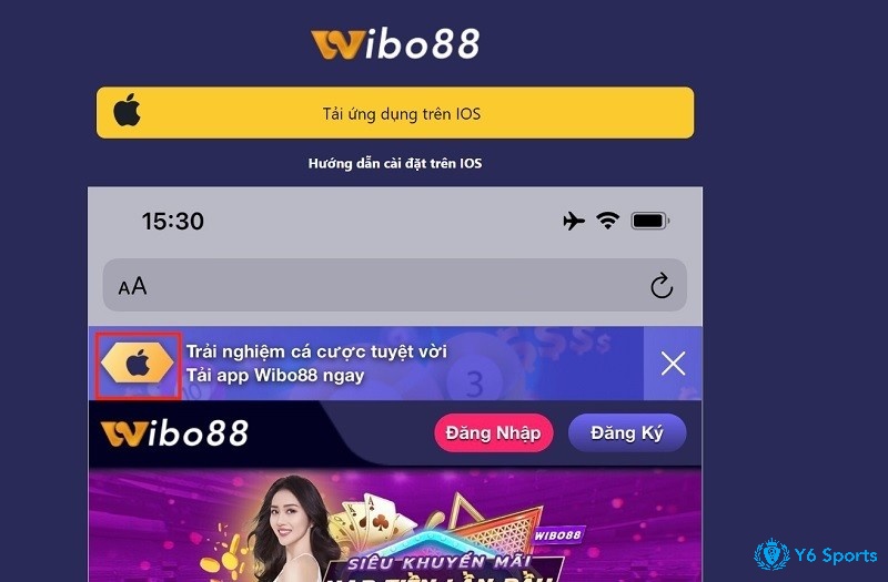 Quy trình tải app Wibo88 về hệ điều hành iOS cụ thể