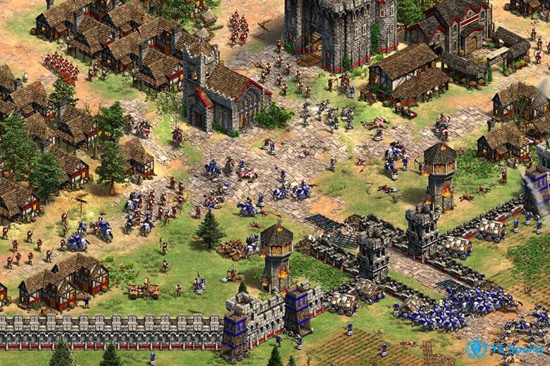 Trò chơi Age of Empires II chiến thuật được yêu thích với đồ họa đẹp và gây nghiện