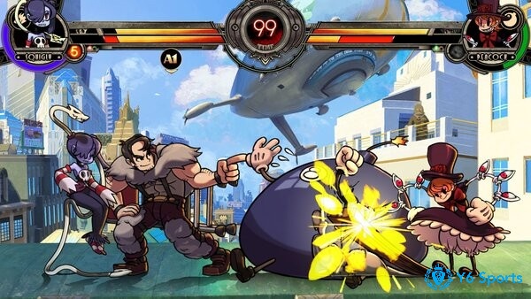 Skullgirls mang đậm lối chơi của các tựa game đối kháng mobile