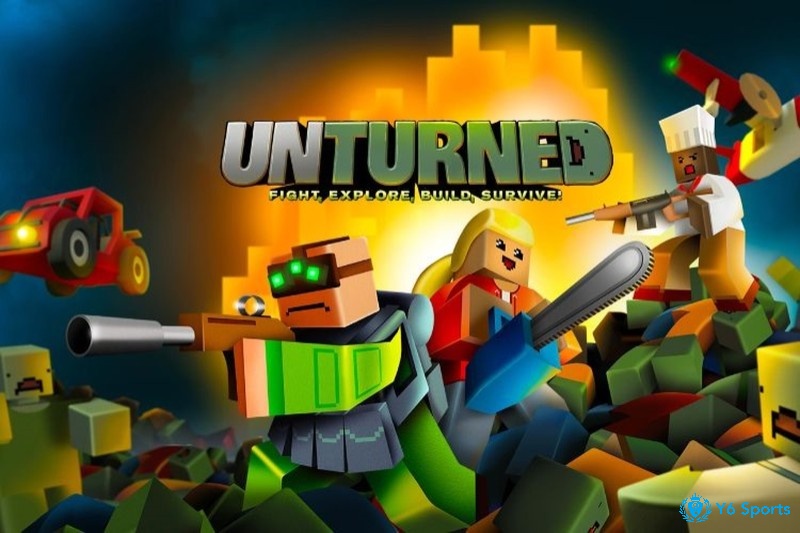 Unturned là một game bắn súng sinh tồn kết hợp giữa xây dựng và khám phá