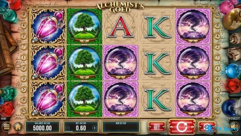 The Alchemists Gold: Slot về thuật giả kim của Synot