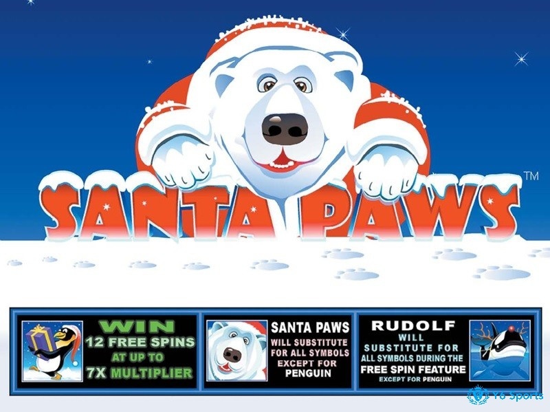 Santa Paws: Slot kinh điển của Microgaming về lễ hội Giáng sinh