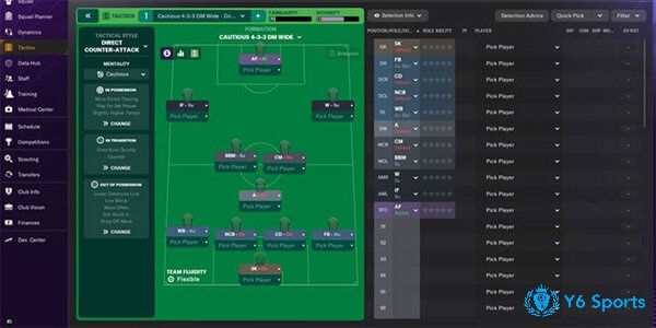 Các chiến lược đội hình trong Football Manager được nhiều game thủ áp dụng