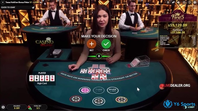 Mức cược trong Texas Hold`em Bonus Poker như thế nào?