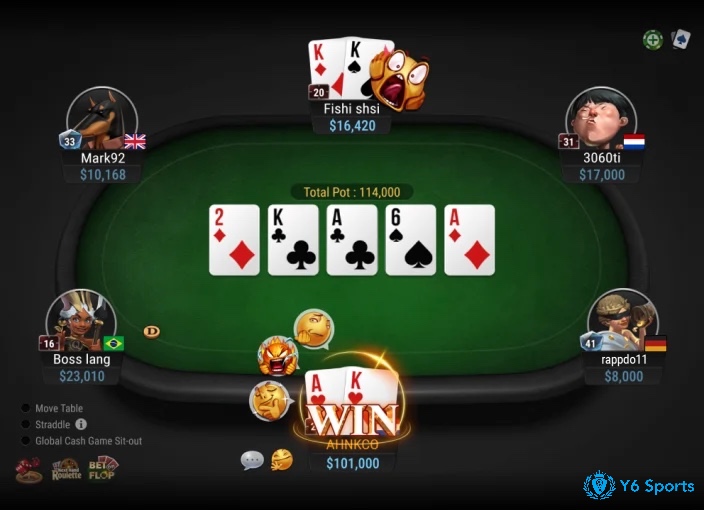 Trải nghiệm poker online sống động, kết hợp giữa may mắn và chiến thuật, có thể chơi mọi lúc, mọi nơi