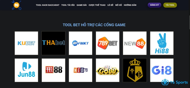 Tool bet được đông đảo anh em lựa chọn khi có thể xâm nhập vào nhiều hệ thống game trên thị trường hiện tại