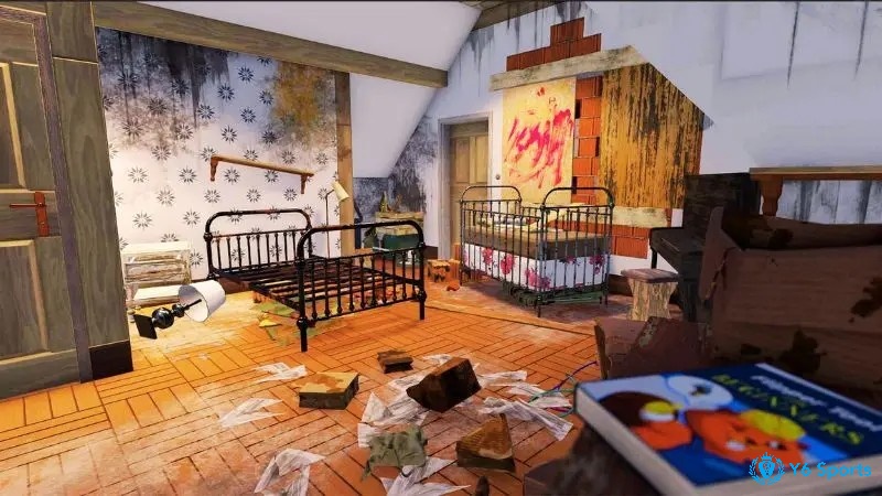 Đồ họa 3D chi tiết và sắc nét trong House Flipper mô phỏng chân thực quá trình sửa chữa nhà cửa