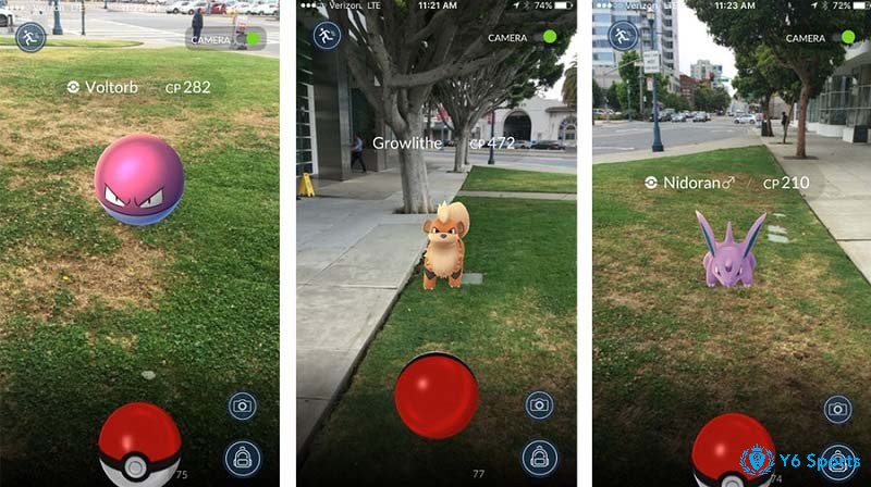 Hình ảnh mô phỏng sự kiện Pokemon GO Tour: Vietnam với đông đảo người chơi và không gian AR tương tác sống động.