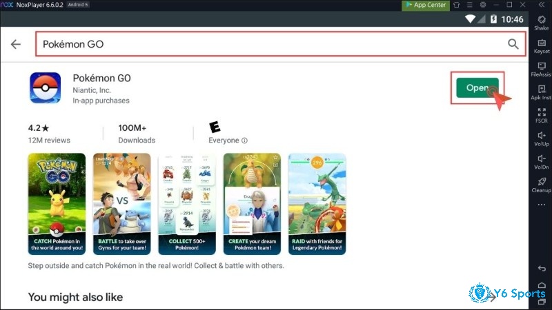 Hướng dẫn tải Pokemon go trên App Store và Google Play với biểu tượng ứng dụng nổi bật.