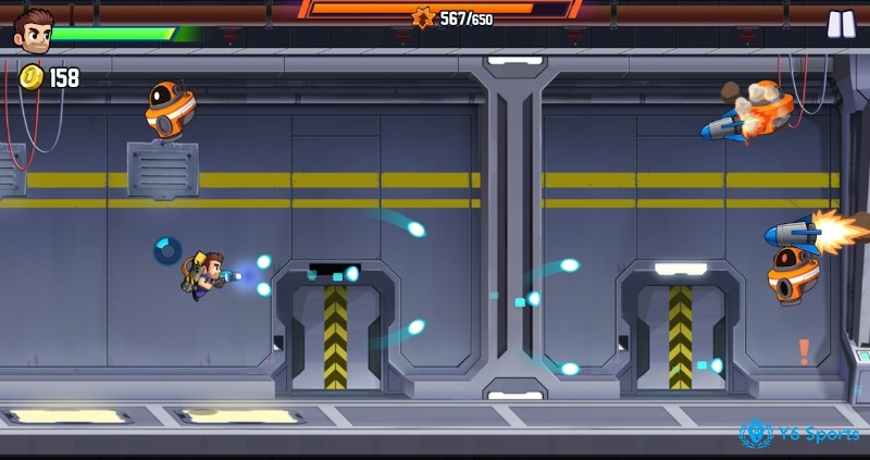 Jetpack Joyride – Game iphone 4 hay chạy vô tận hấp dẫn, điều khiển nhân vật bay qua chướng ngại vật với nhiều phụ kiện thú vị