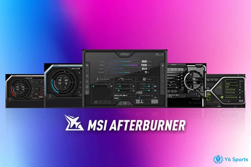 Biểu tượng của các phần mềm như MSI Afterburner một trong những phần mềm hỗ trợ game thủ tốt nhất